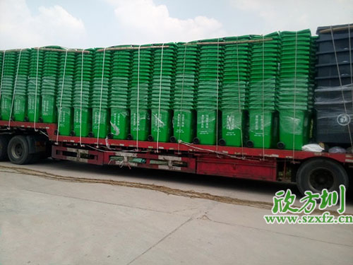 欣方圳塑料環保垃圾桶，天津市場銷量倍增