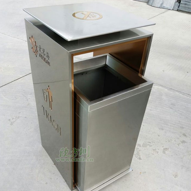 室內不銹鋼垃圾桶-欣方圳室內不銹鋼垃圾桶廠家
