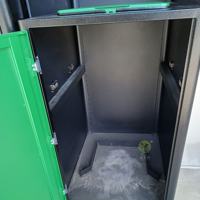 深圳垃圾分類投放點廚余垃圾桶定時投放細(xì)節(jié)功能展示