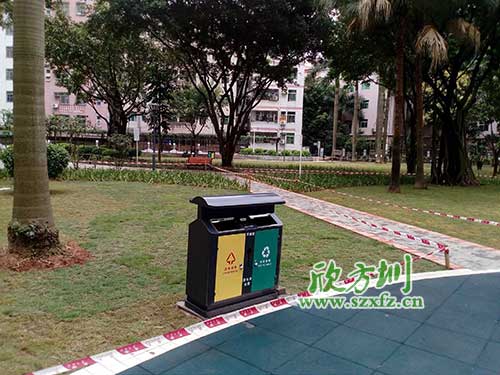 韶關機關鋼制垃圾桶，欣方圳量身定做
